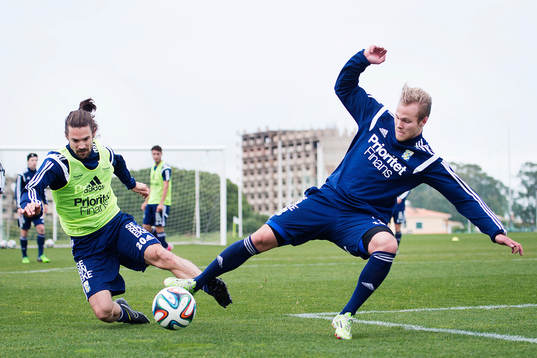 IFK Göteborgs Heath Pearce och Gustav Engvall