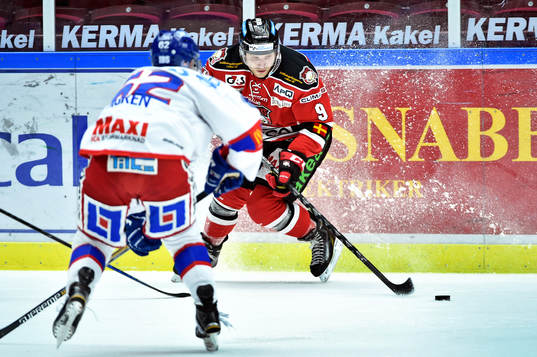 Malmö Redhawks Frederik Storm utmanar Oskarshamns Manuel