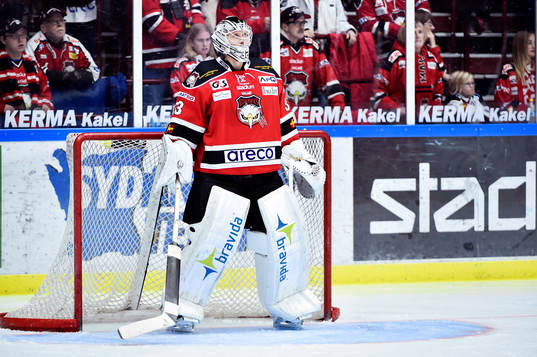 Malmö Redhawks målvakt Niko Hovinen