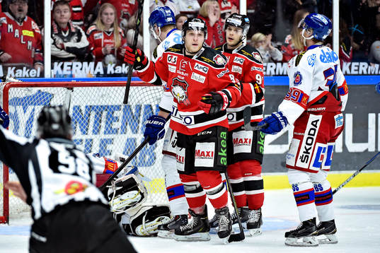 Malmö Redhawks Frederik Storm gör 2-2