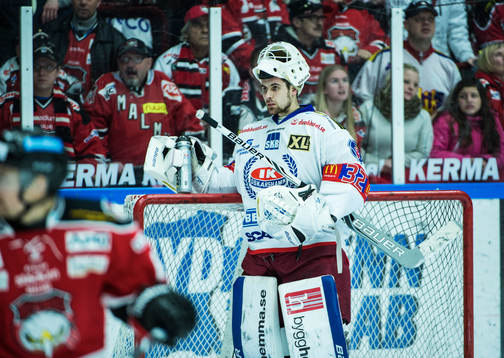 Oskarshamns målvakt Gasper Kroselj