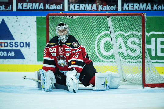 Malmö Redhawks målvakt Niko Hovinen