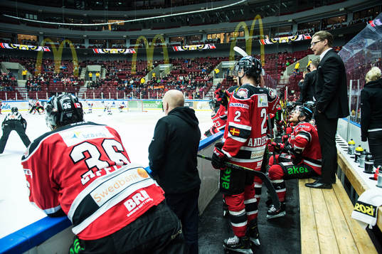 Malmö Redhawks David Liffiton, Nils Andersson och