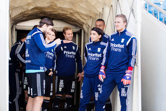 IFK Göteborgs Mattias Bjärsmyr, Gustav Engvall, Martin