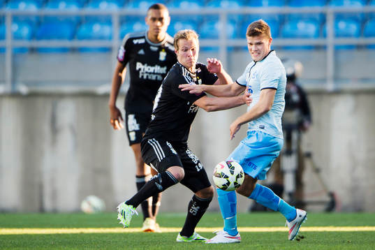 IFK Göteborgs Gustav Engvall och Dynamo Moskvas Igor