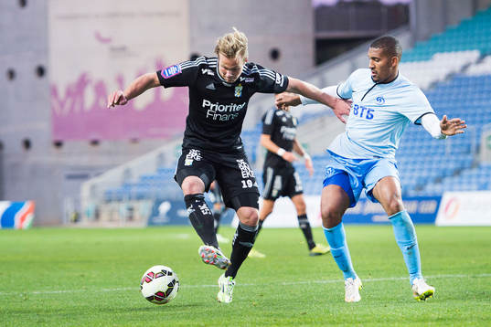 IFK Göteborgs Gustav Engvall och Dynamo Moskvas William