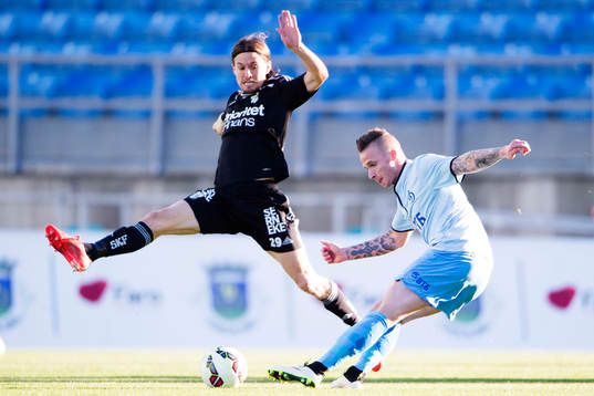 IFK Göteborgs Lasse Vibe och Dynamo Moskvas Alexander