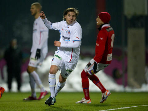 Helsingborgs Darijan Bojanic jublar