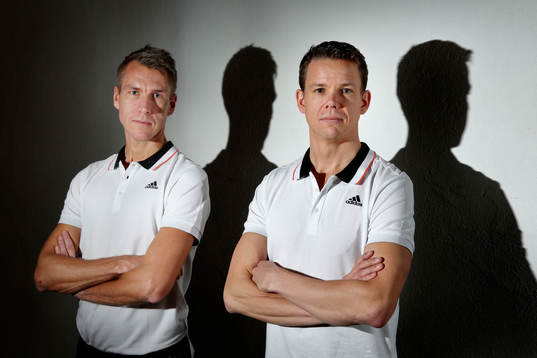 domare Mathias Klasenius och Daniel Wärnmark
