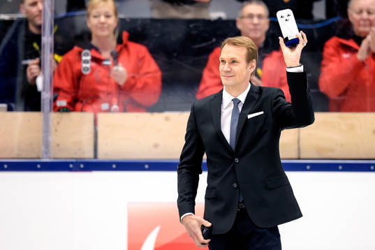 Nicklas Lidström som blivit invald Svenska Hall of Fame