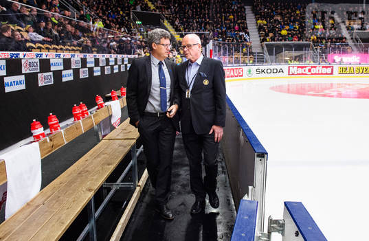 Putte Köhler, administrativ chef för ishockeylandslagen,