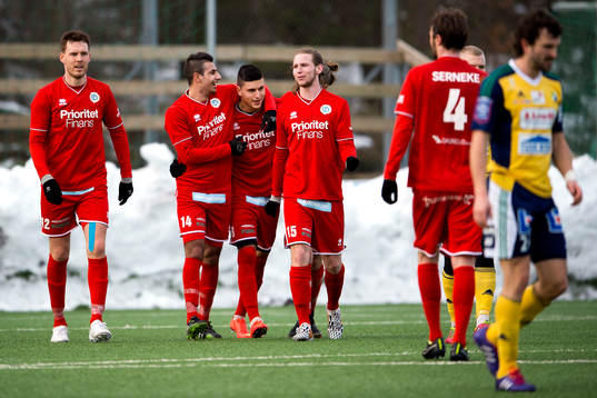 Utsiktens Anders Mogren, Enis Maljici, Luka Mijaljevic och