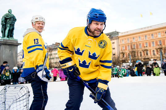 Mats Sundin och Mattias Norström