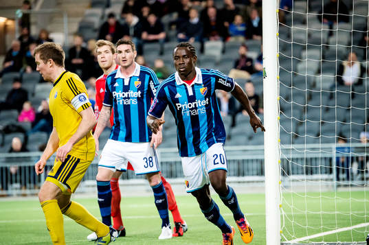 Djurgårdens James Keen och Sam Johnson