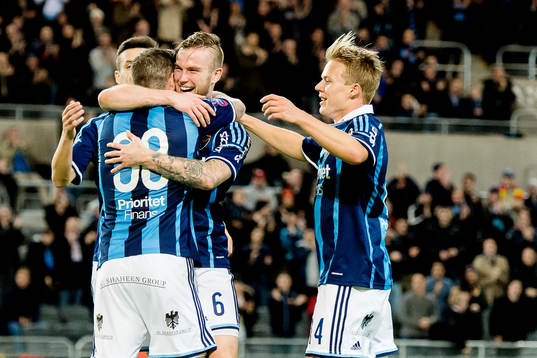 Djurgårdens James Keene, Aleksandar Faltsetas och Elliot
