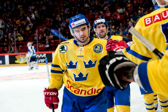 Sveriges Martin Johansson jublar