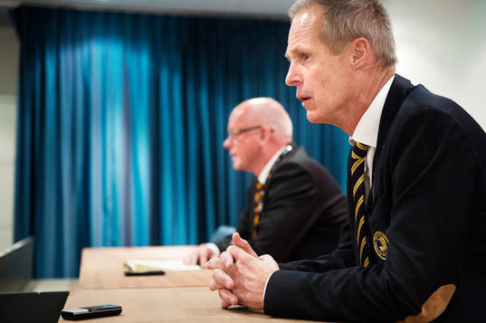 Svenska Ishockeyförbundets tävlingschef Mikael Lundström