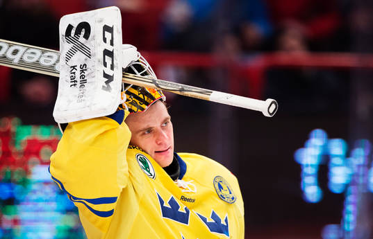Sveriges målvakt Markus Svensson