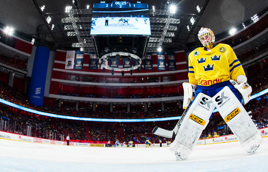 Sveriges målvakt Markus Svensson