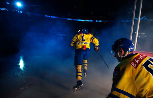 Sveriges Staffan Kronwall och Marcus Sörensen gör entré