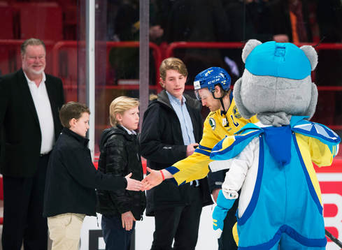 Staffan Kronwall blev utsedd till matchens lirare