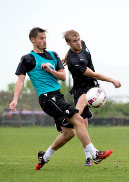 Malmös Filip Helander och Markus Rosenberg