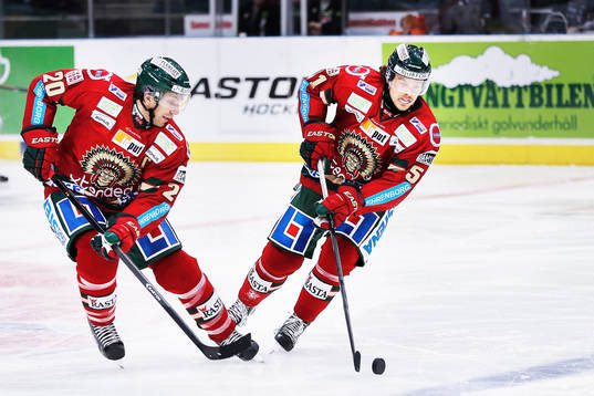 Frölundas Joel Lundqvist och Mats Rosseli Olsen
