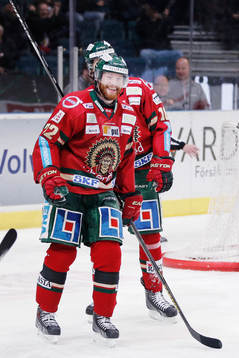 Frölundas Robin Figren jublar