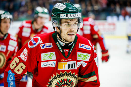 Frölundas Oscar Fantenberg jublar