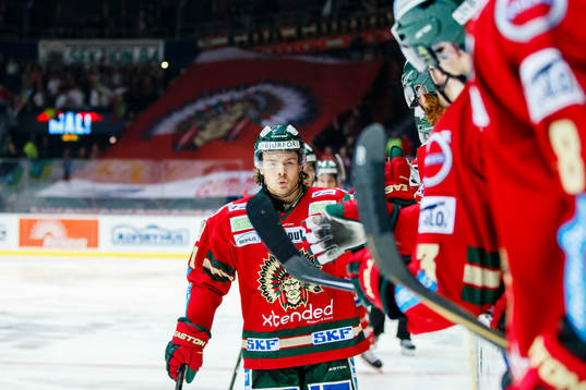 Frölundas Mats Rosseli Olsen jublar