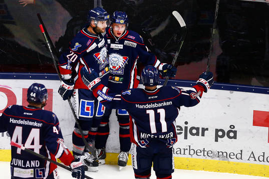 Linköpings Jakub Vrana jublar