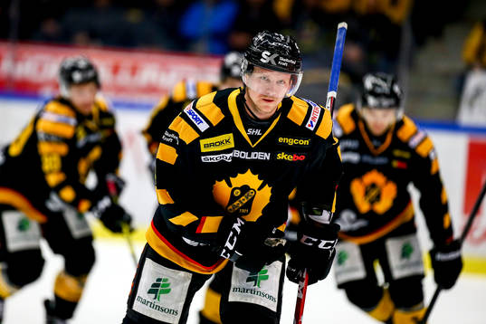 Skellefteås Tim Heed och Janne Pesonen jublar