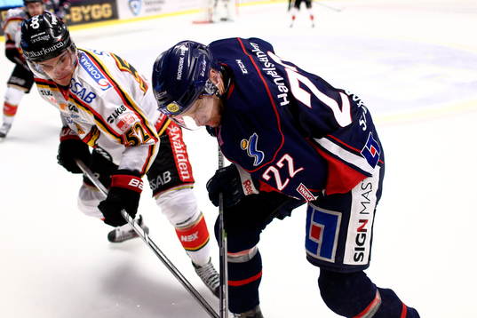 Linköpings Mattias Sjögren och Luleås Karl Fabricius