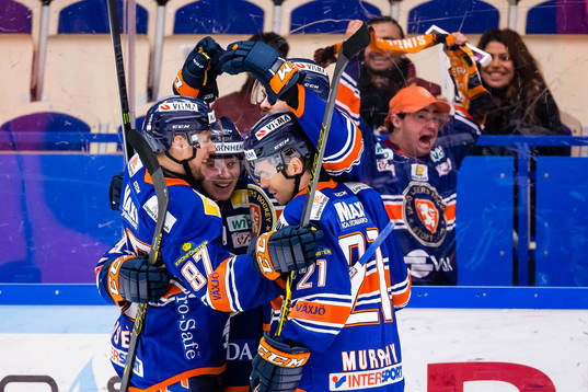 Växjös Robert Rosén, Tuomas Kiiskinen och Cory Murphy
