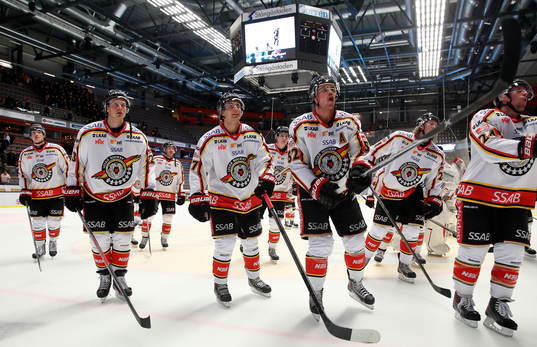 Luleås Lucas Wallmark, Daniel Zaar, Karl Fabricius, Cam