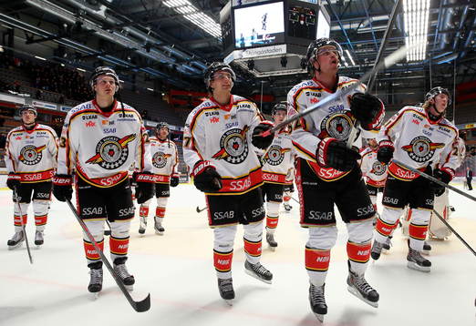 Luleås Lucas Wallmark, Daniel Zaar, Karl Fabricius och