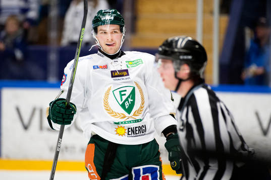 Färjestads Tero Koskiranta jublar