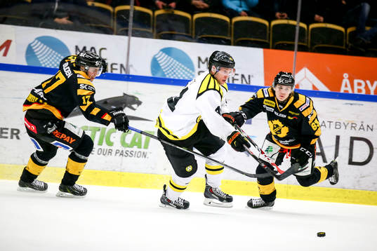 Skellefteås Pär Lindholm  och Sebastian Aho