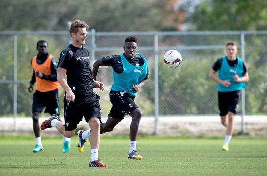Malmös Markus Rosenberg och Pa Konate