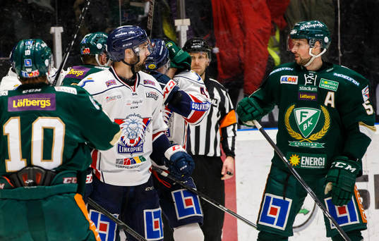 Heta känslor mellan Linköpings Daniel Rahimi och