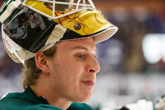 Färjestads målvakt Fredrik Pettersson Wentzel