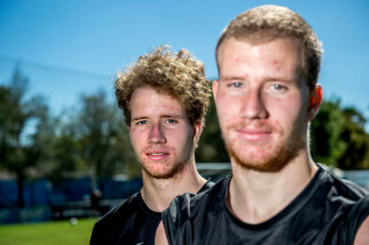 Häckens Simon och Samuel Gustafson