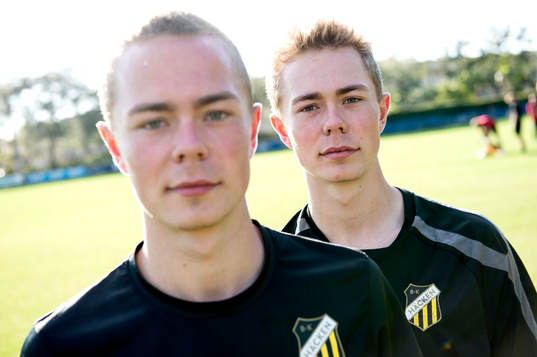 Häckens Adam Andersson och Joel Andersson