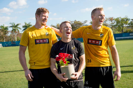 Häckens målvakt Christoffer Källqvist, David Marek