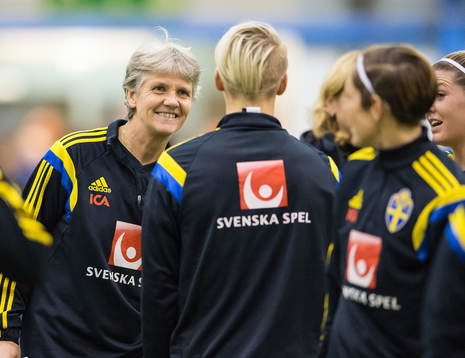 Sveriges förbundskapten Pia Sundhage