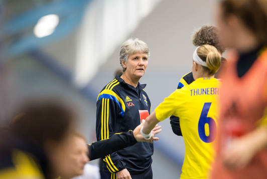 Sveriges förbundskapten Pia Sundhage