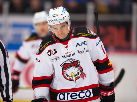 Malmö Redhawks Nils Andersson deppar
