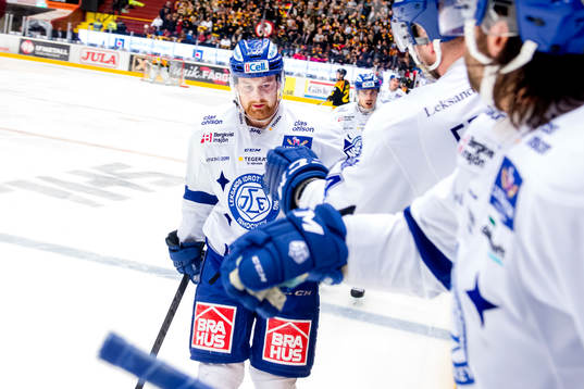 Leksands Mattias Ritola jublar