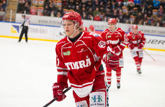 under ishockeymatchen i Hockeyallsvenskan mellan Timrå och