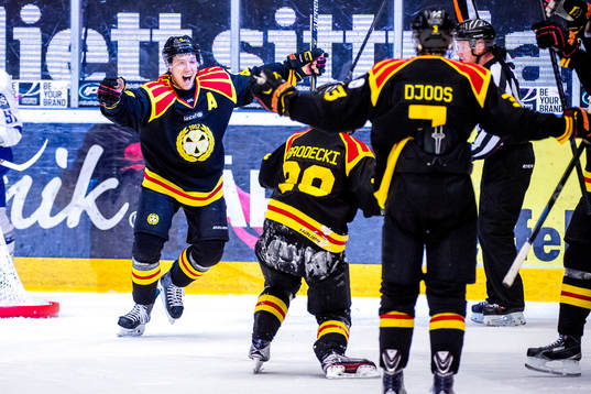 Brynäs Jacob Blomqvist, tv, jublar